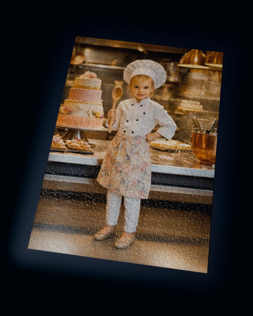 Head Chef printed as a 1,014-piece jigsaw puzzle