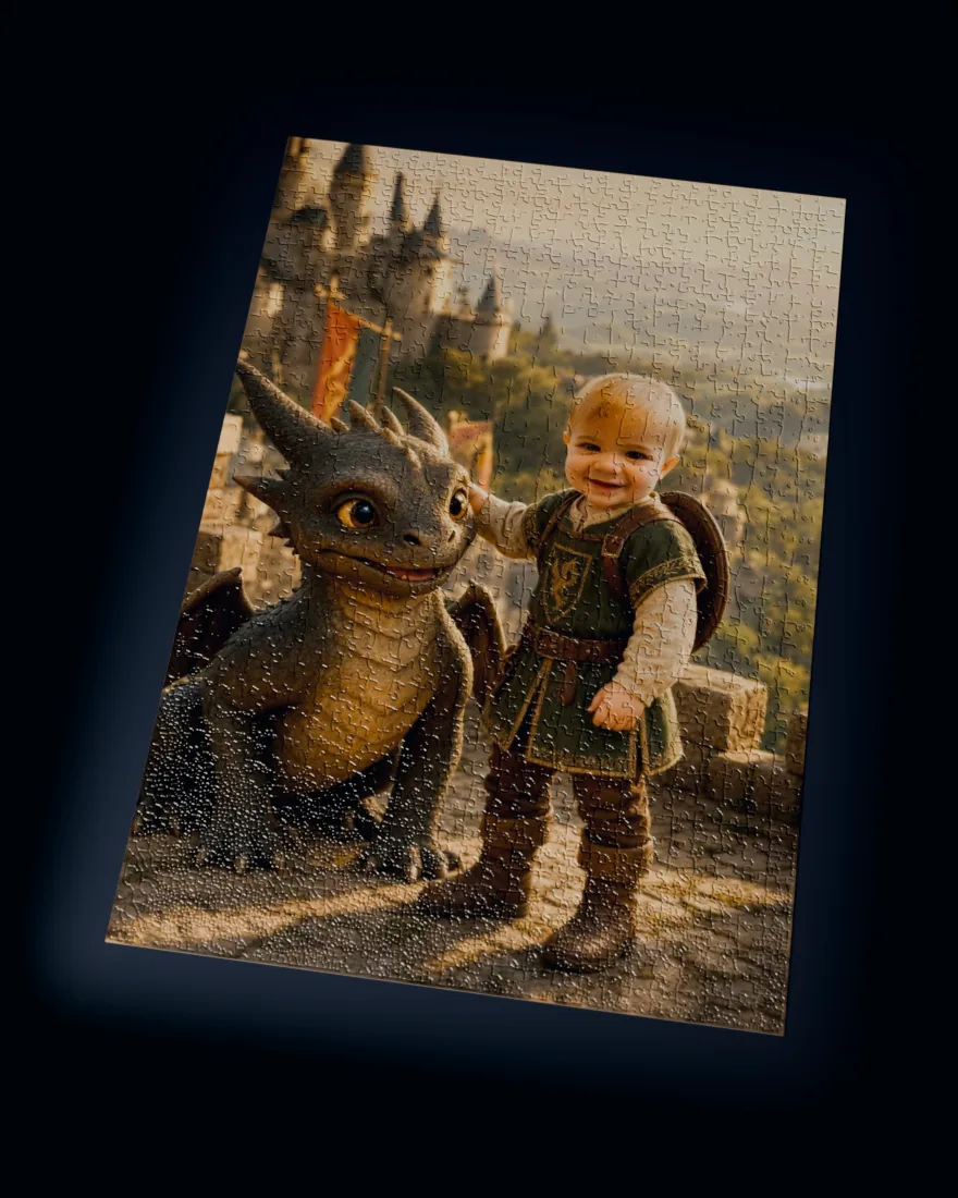 Dragon Kingdom printed as a 1,014-piece jigsaw puzzle