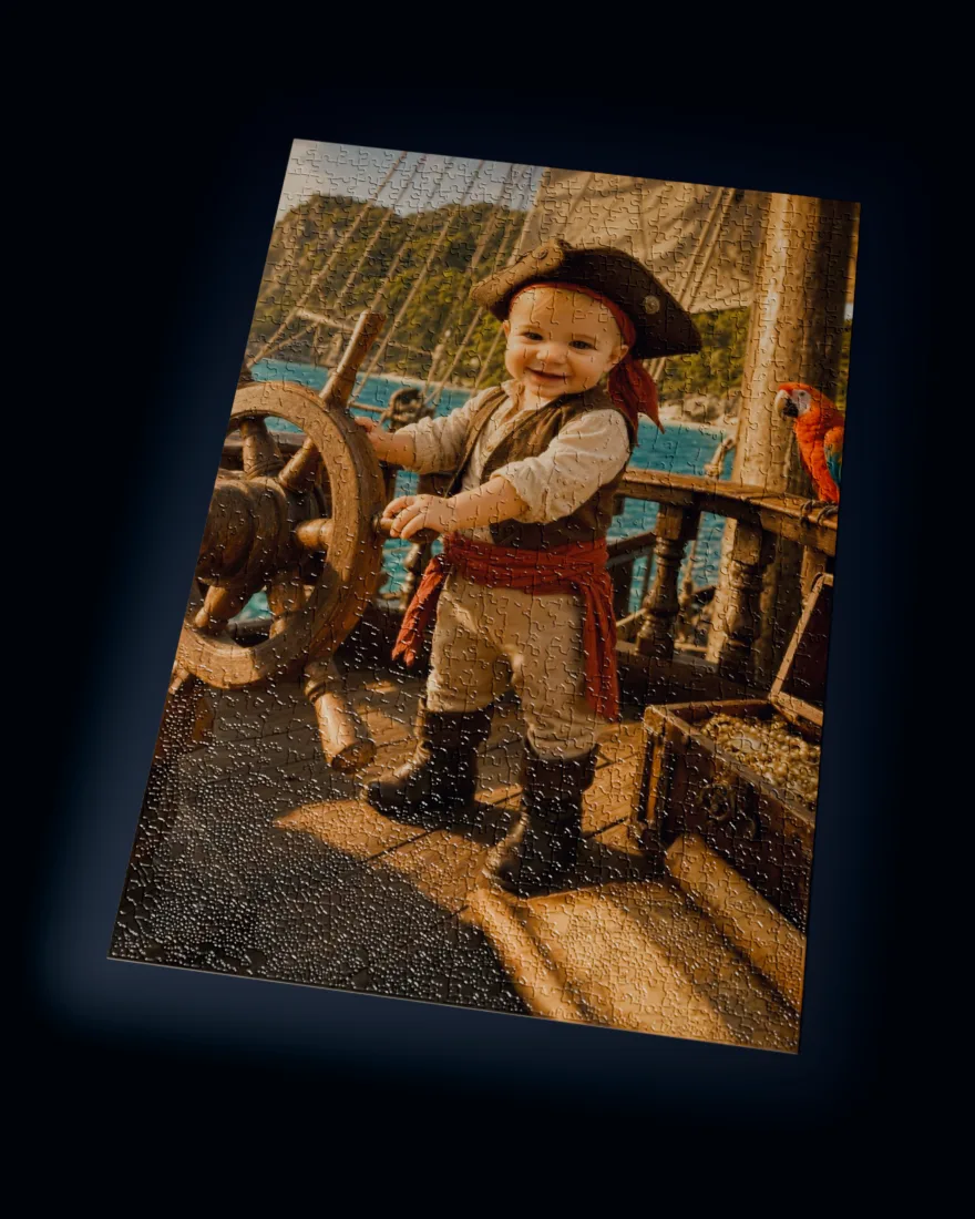 Pirate Cove printed as a 1,014-piece jigsaw puzzle