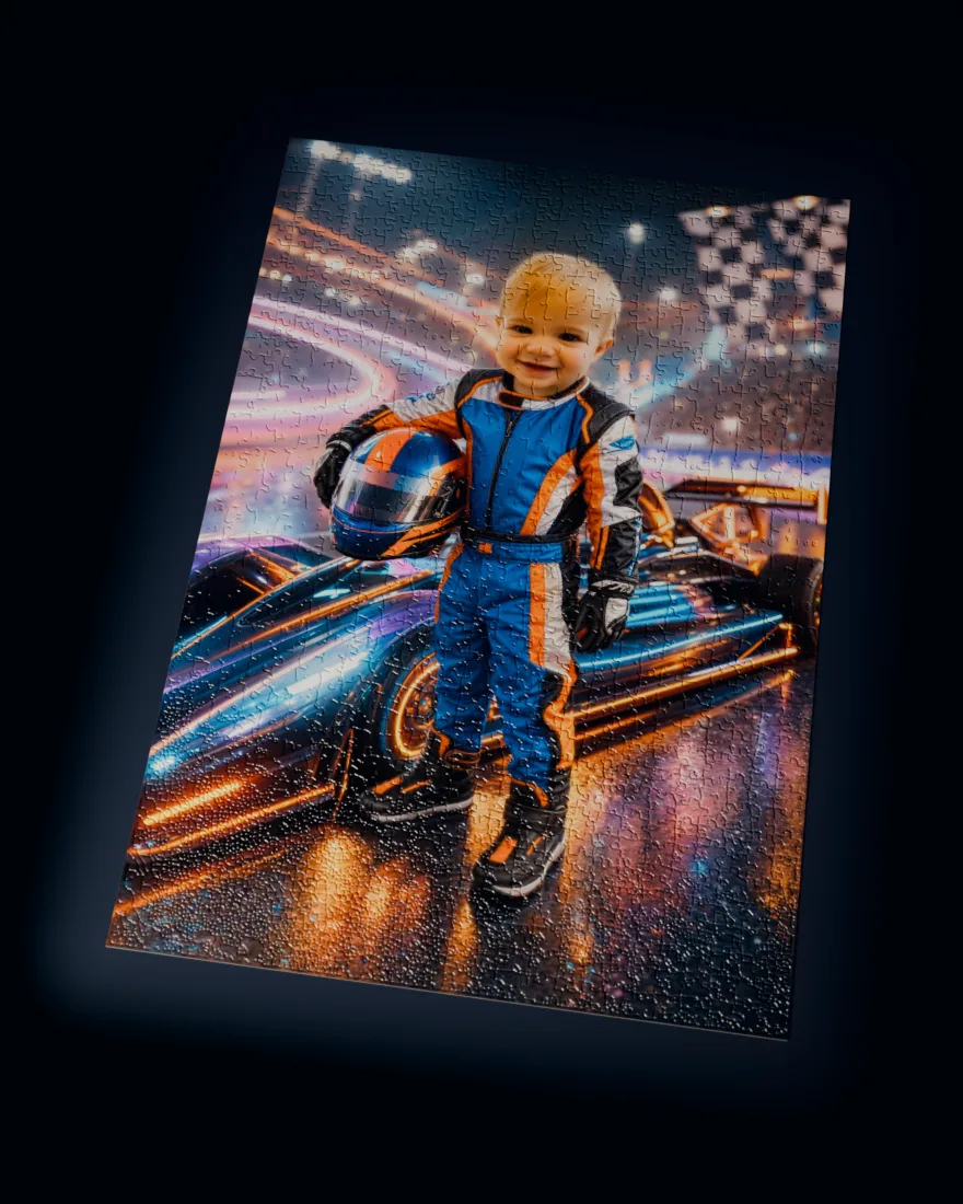 Victory Lane printed as a 1,014-piece jigsaw puzzle
