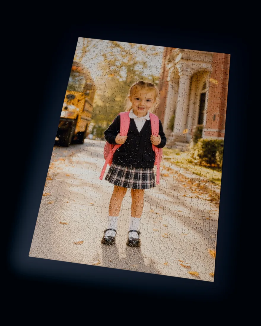 Back to School printed as a 1,014-piece jigsaw puzzle