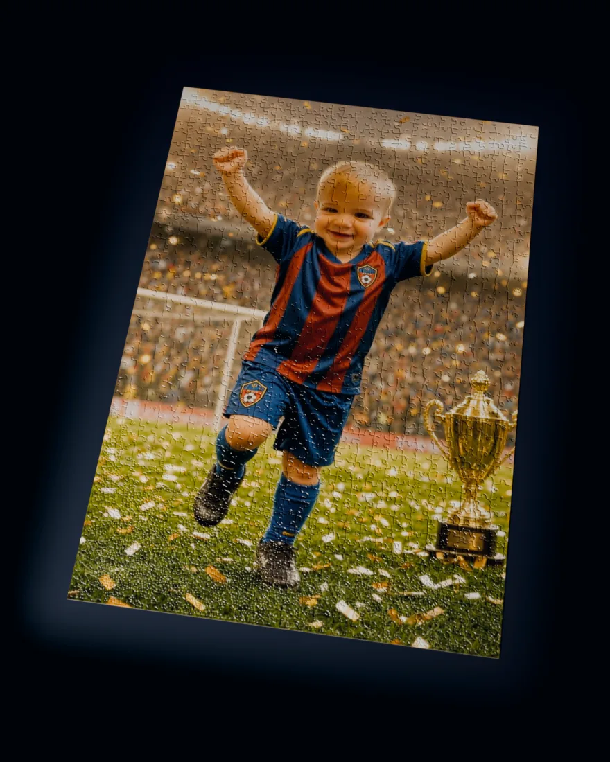 Soccer Star printed as a 1,014-piece jigsaw puzzle