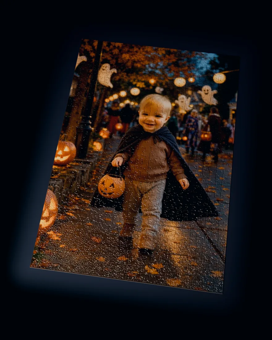 Spooky Night printed as a 1,014-piece jigsaw puzzle