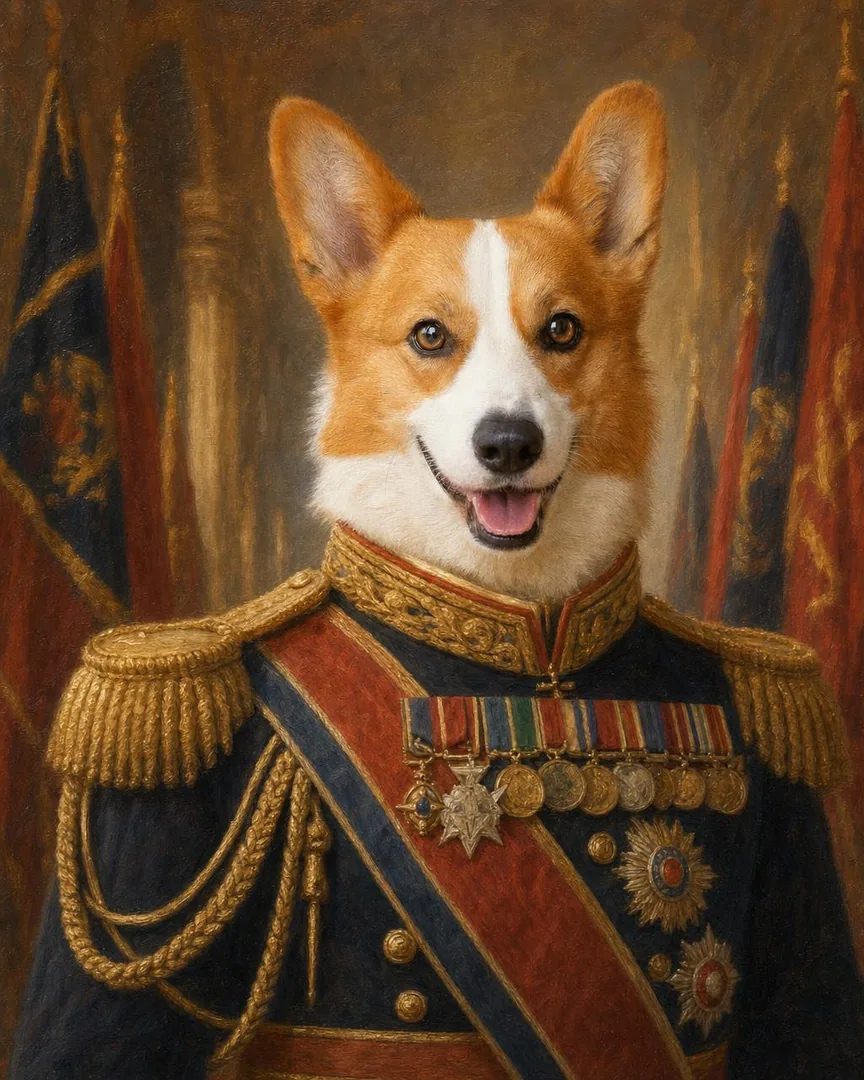 The General pet portrait