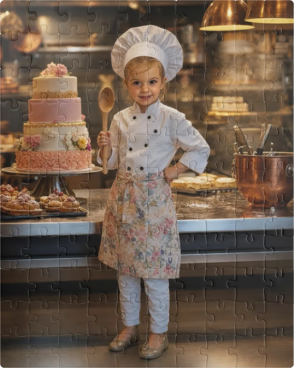 Head Chef as a 110 pieces puzzle