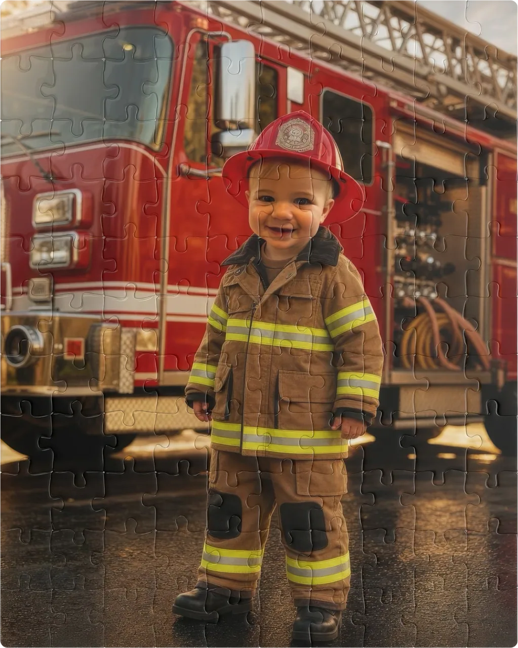 Fire Rescue as a 110 pieces puzzle