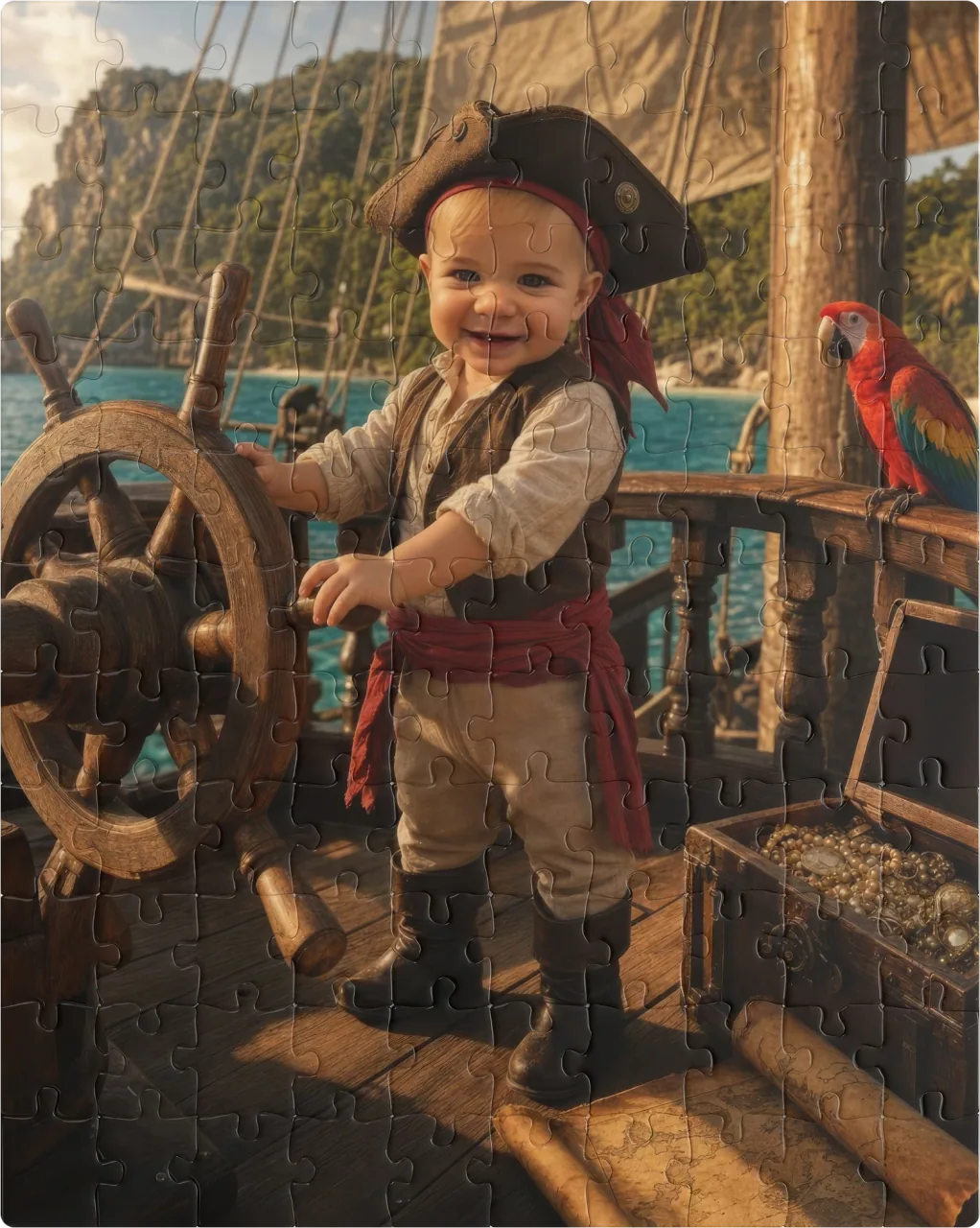 Pirate Cove as a 110 pieces puzzle