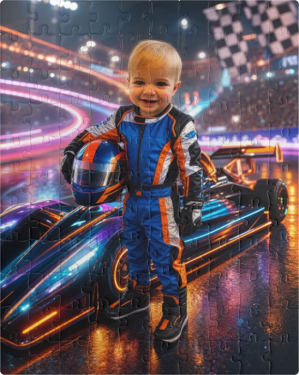 Victory Lane as a 110 pieces puzzle