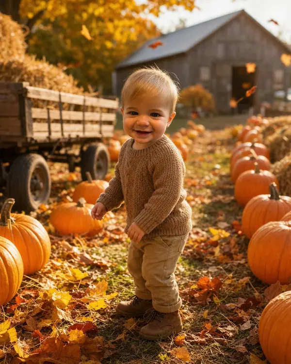 Autumn Harvest personalized puzzle theme