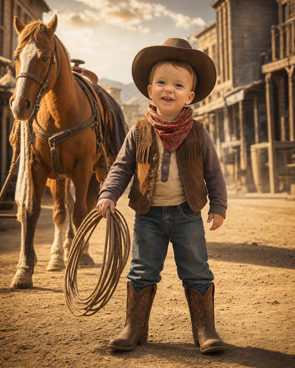 Wild West Cowboy puzzle theme