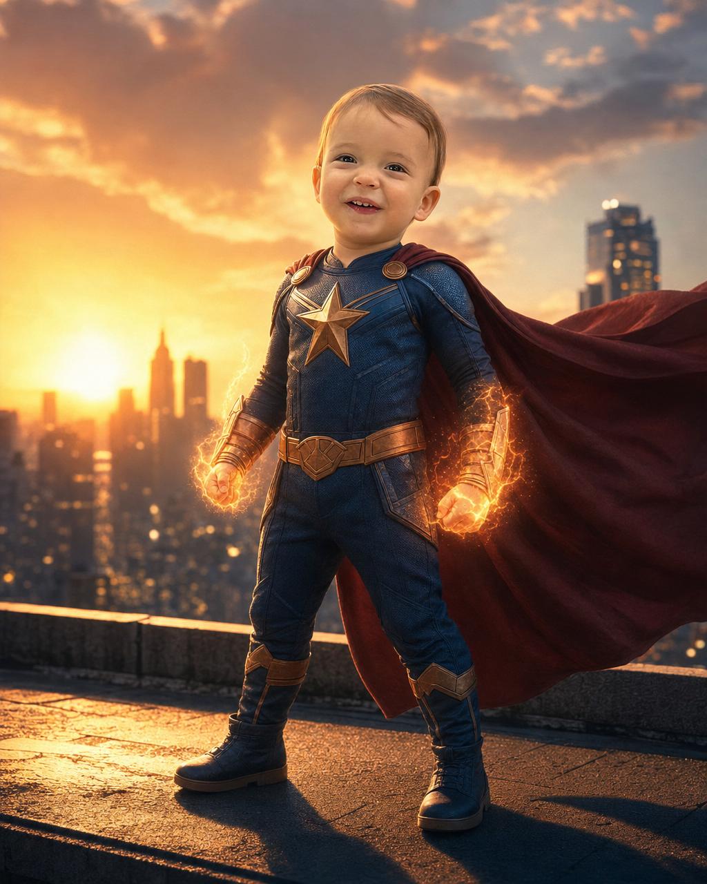 Superhero City puzzle theme