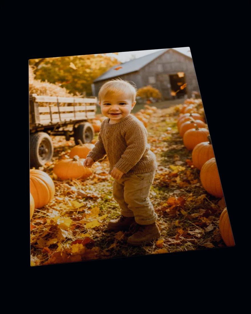 Autumn Harvest printed on a soft fleece blanket