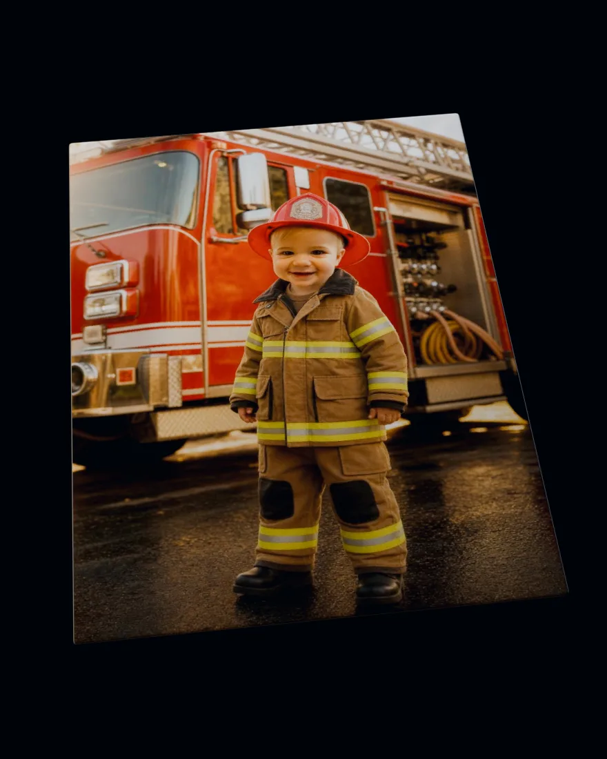Fire Rescue printed on a soft fleece blanket