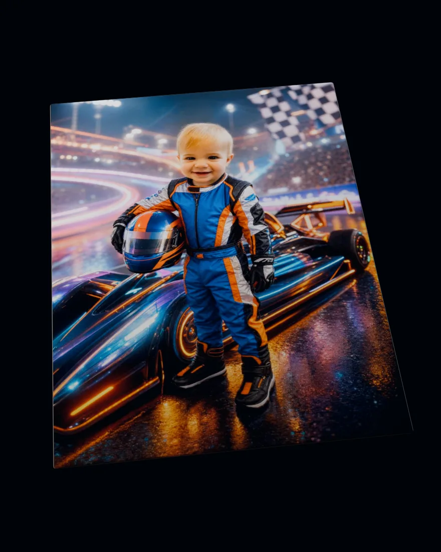 Victory Lane printed on a soft fleece blanket