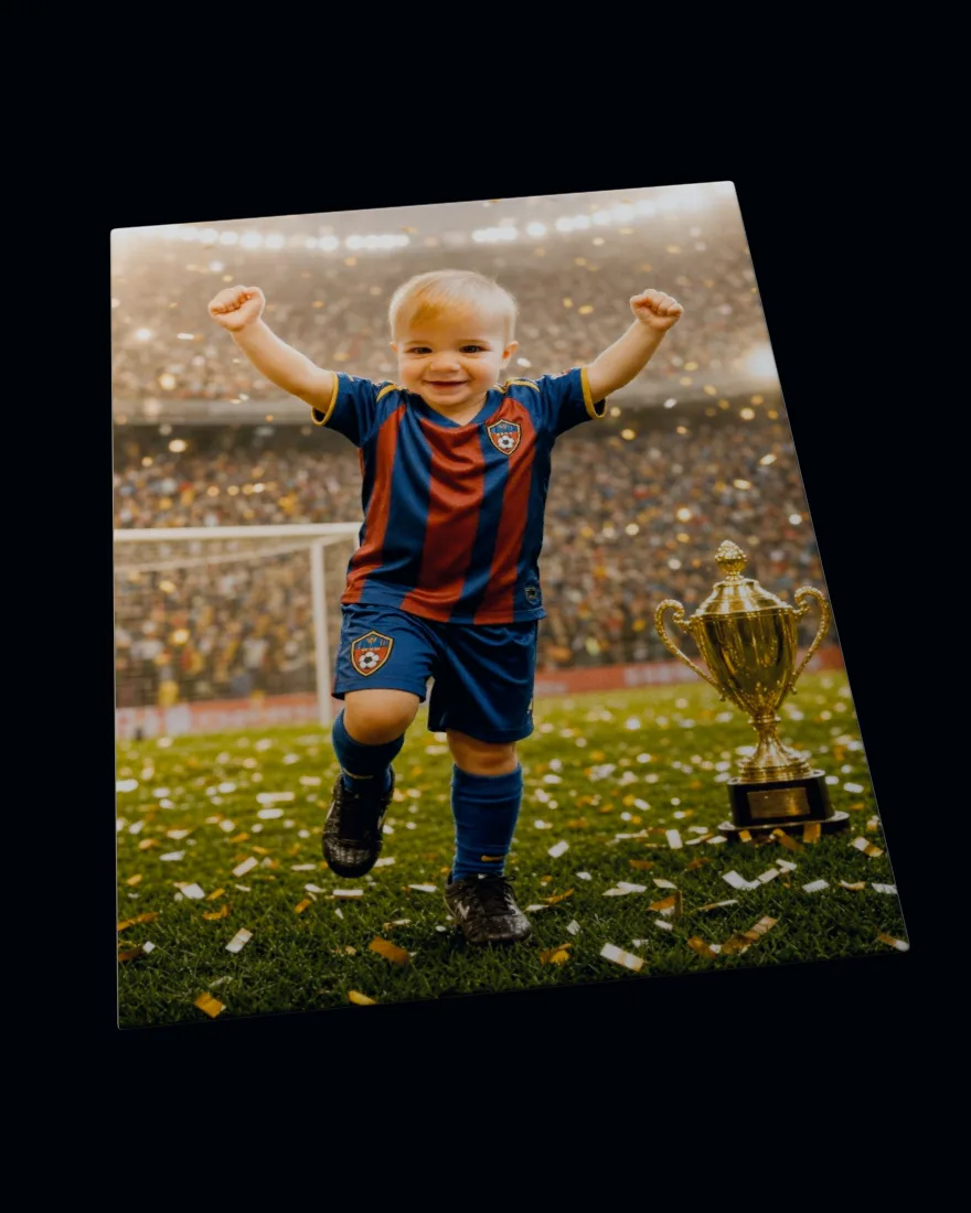 Soccer Star printed on a soft fleece blanket