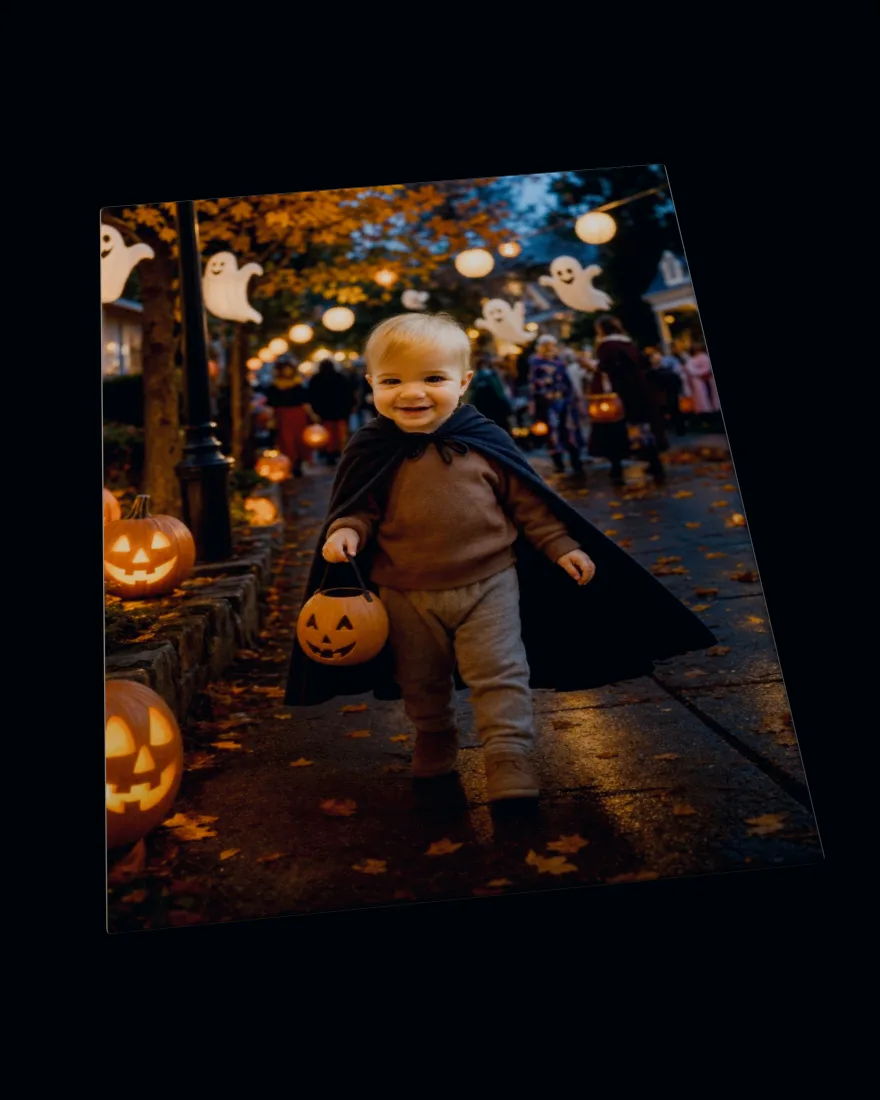 Spooky Night printed on a soft fleece blanket
