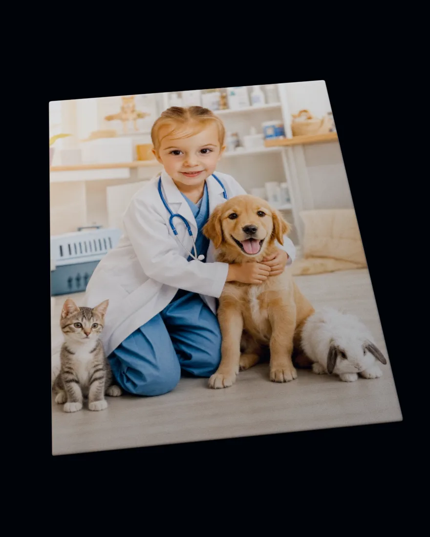 Pet Vet printed on a soft fleece blanket